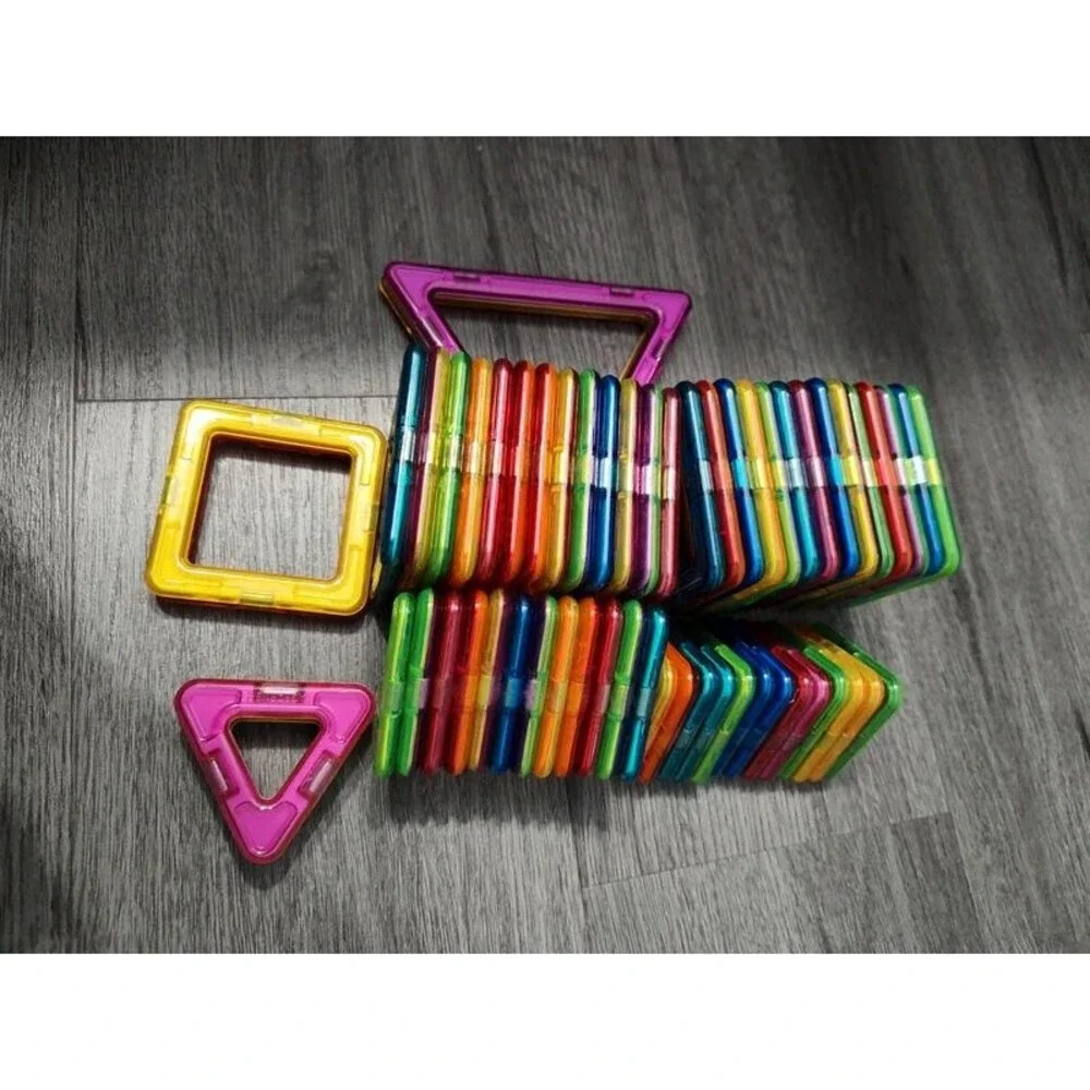 59pcs magna tiles magformers magnetic magnets